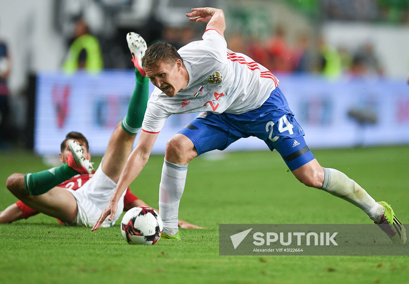 Hungary vs. Russia friendly football match
