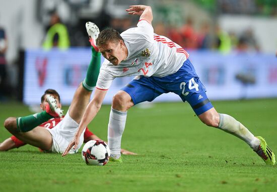 Hungary vs. Russia friendly football match