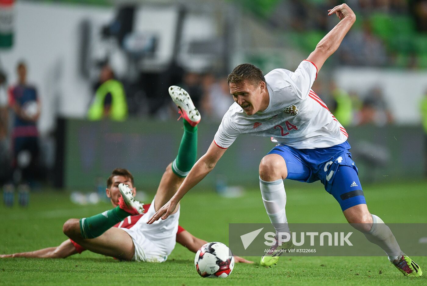 Hungary vs. Russia friendly football match