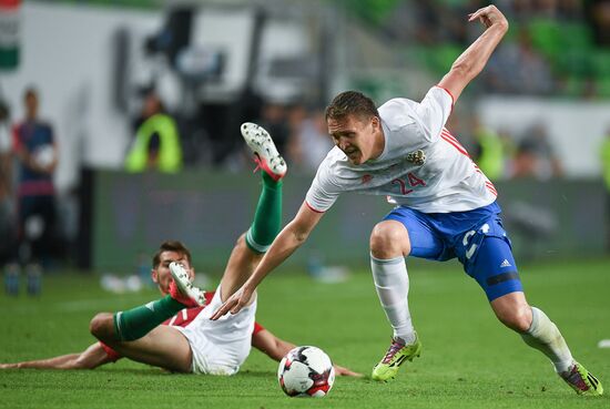 Hungary vs. Russia friendly football match