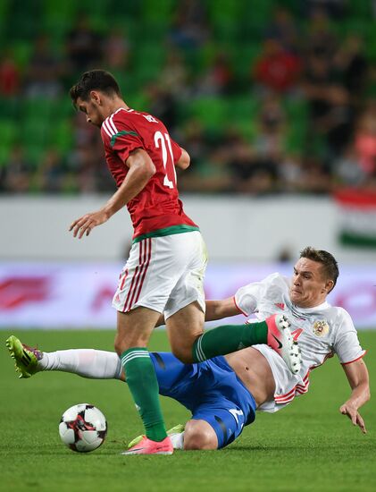 Hungary vs. Russia friendly football match