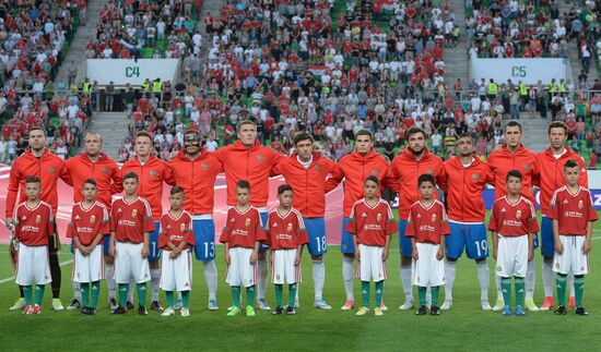Hungary vs. Russia friendly football match