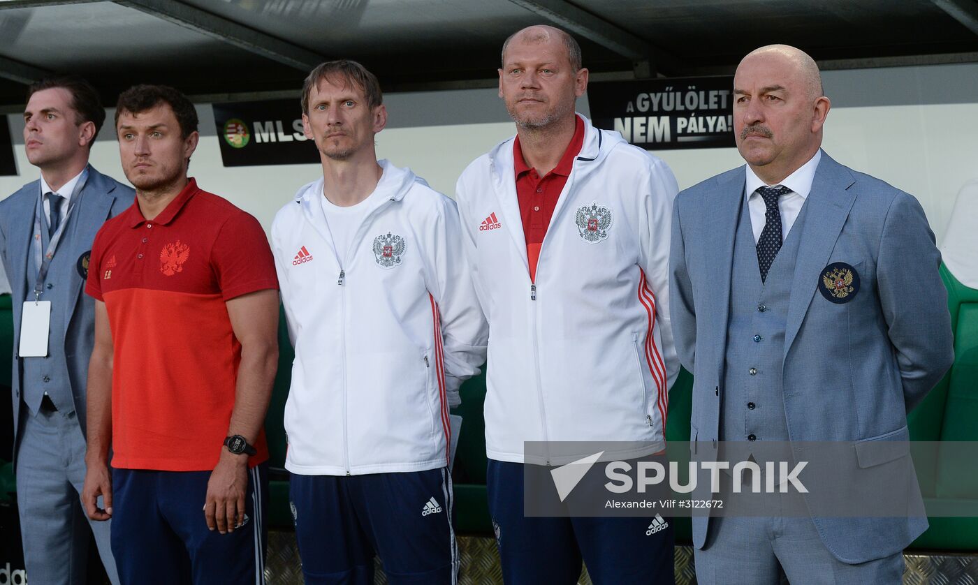 Hungary vs. Russia friendly football match