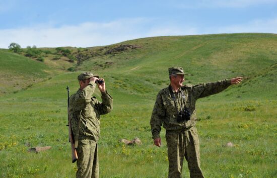 Daursky state nature biosphere reserve in Trans-Baikal Territory