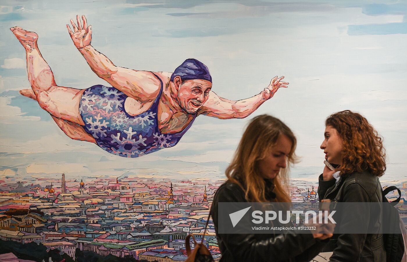Sergei Shnurov gives news conference, opens "Retrospective of Brand Realism" expo