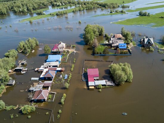 Flooding in Omsk Region