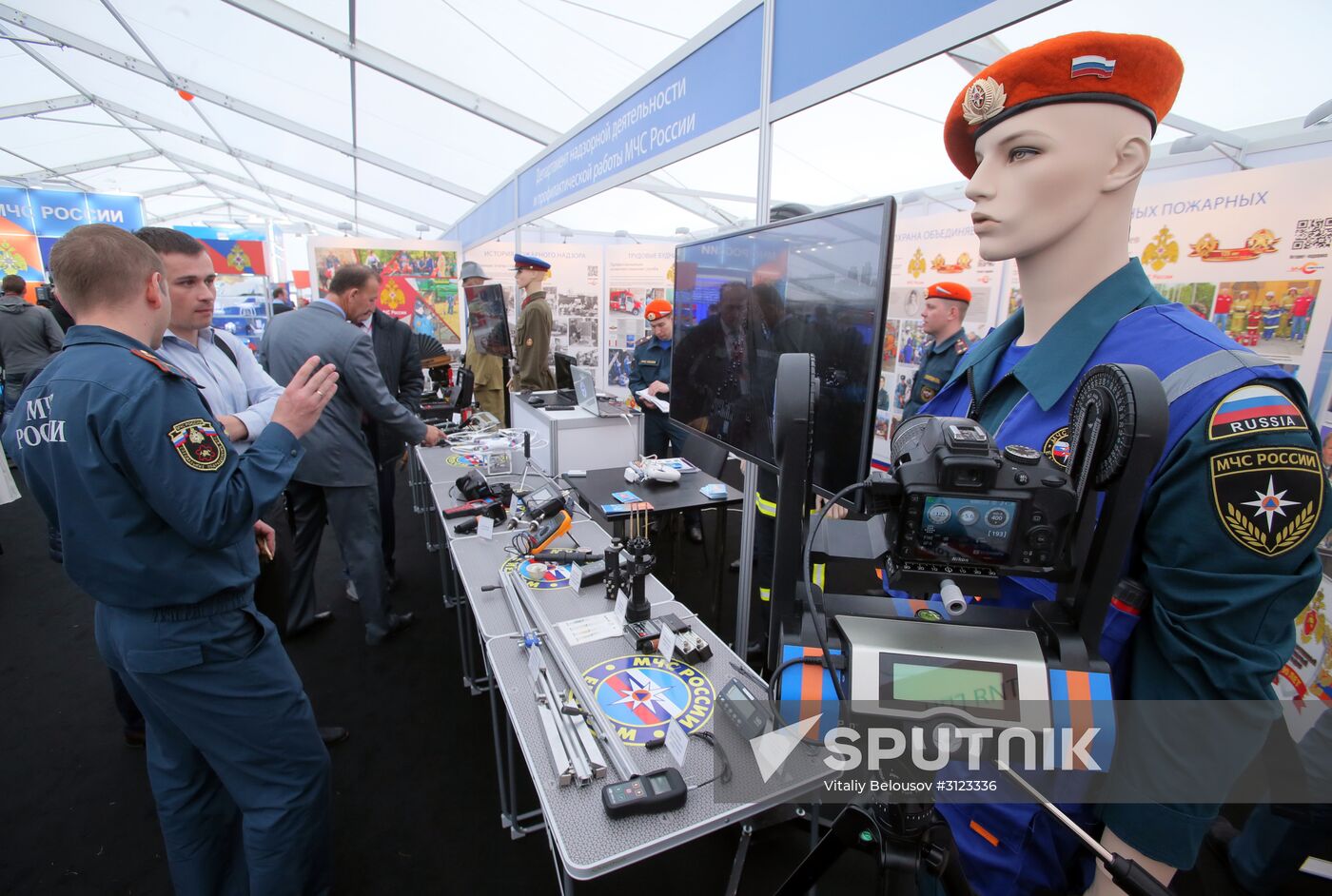 The Integrated Safety and Security Exhibition ISSE 2017 held outside Moscow. Location: Russia, Moscow region. Author: Vitaliy Belousov/Sputnik. Integrated Safety and Security 2017 (ISSE) international exhibition