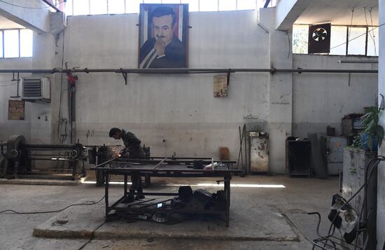 Cartridge manufacturing plant in Hama suburb