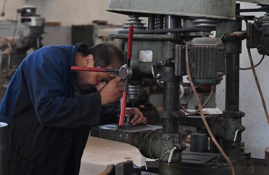 Cartridge manufacturing plant in Hama suburb