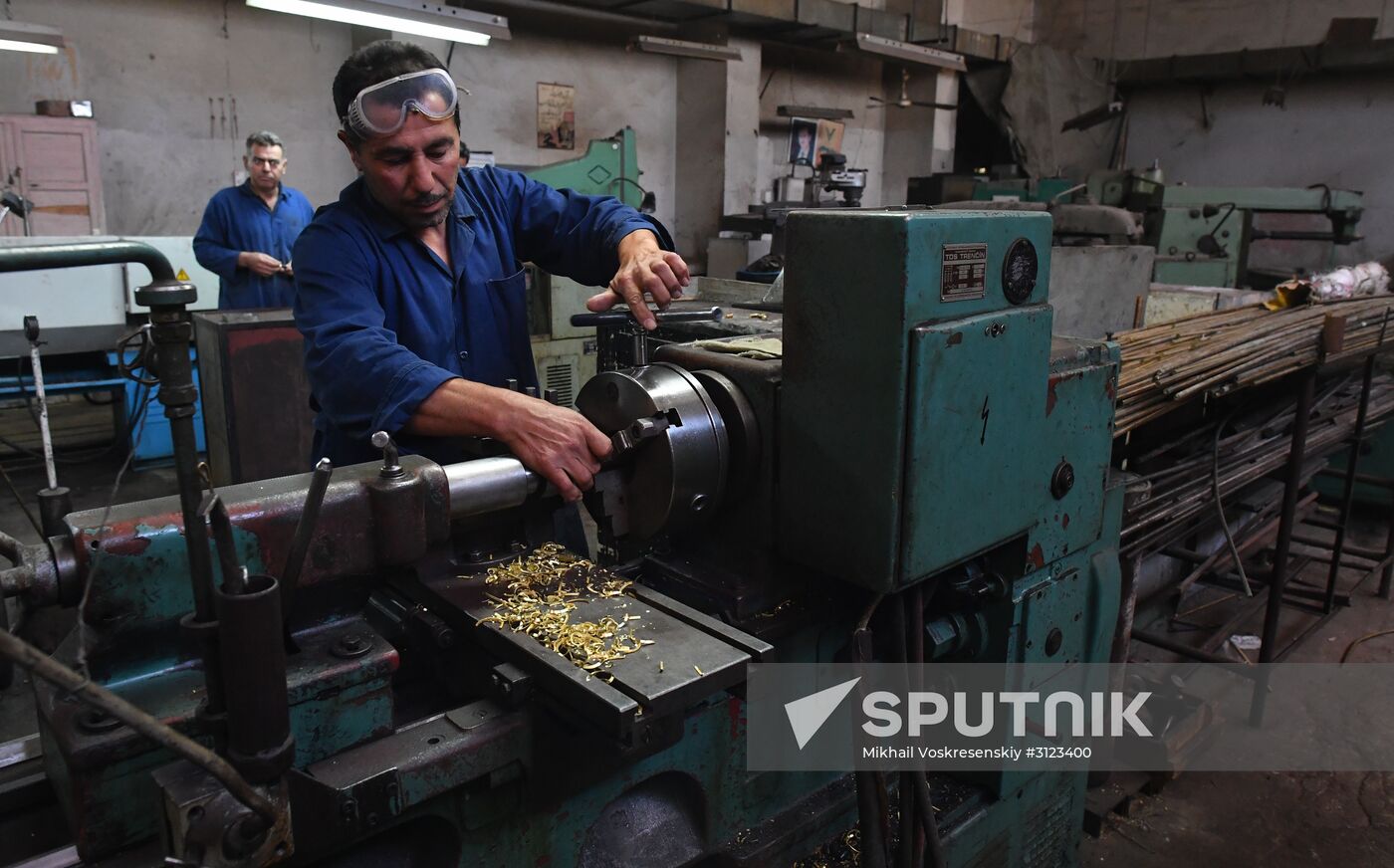 Cartridge manufacturing plant in Hama suburb