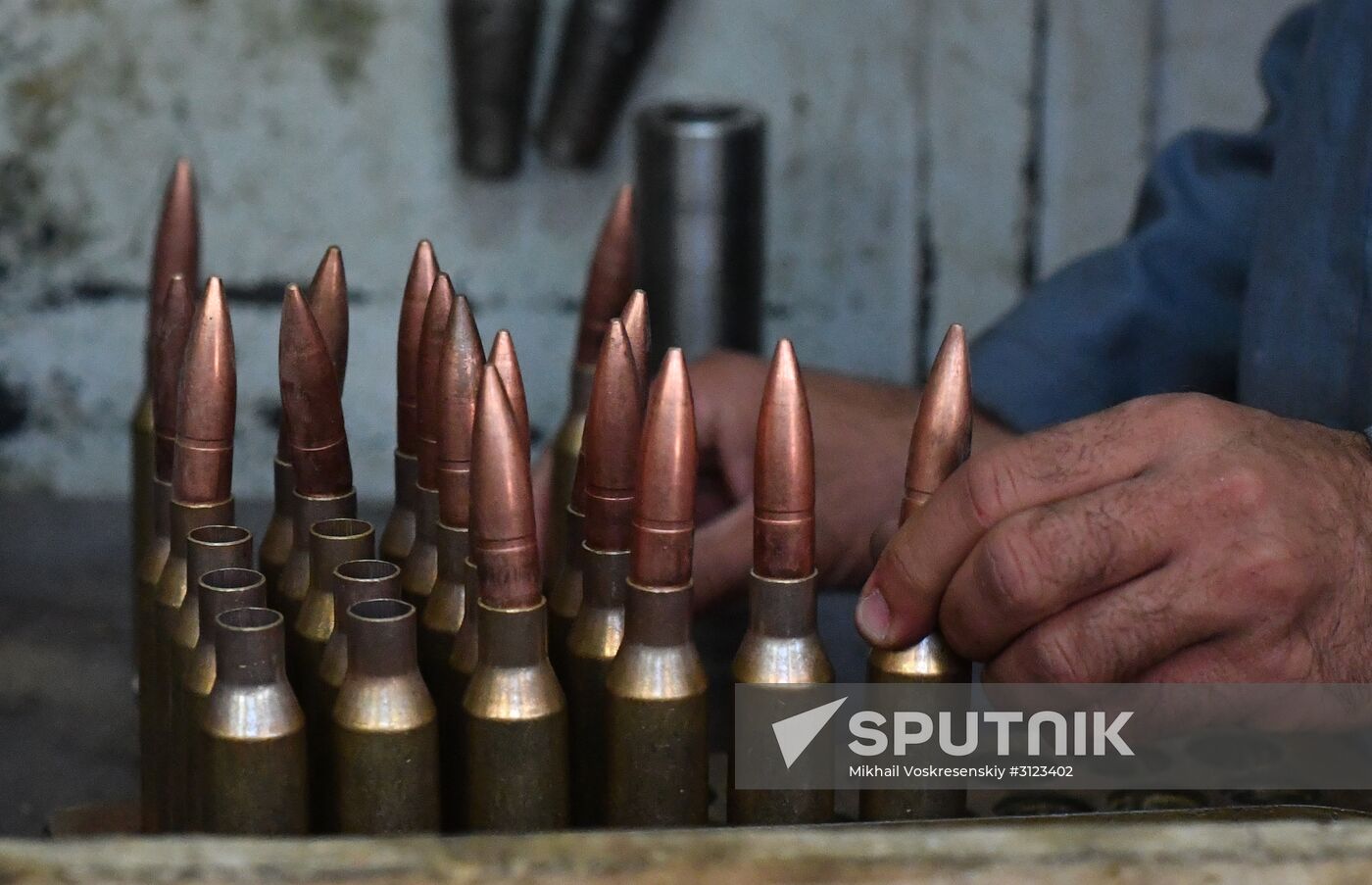Cartridge manufacturing plant in Hama suburb