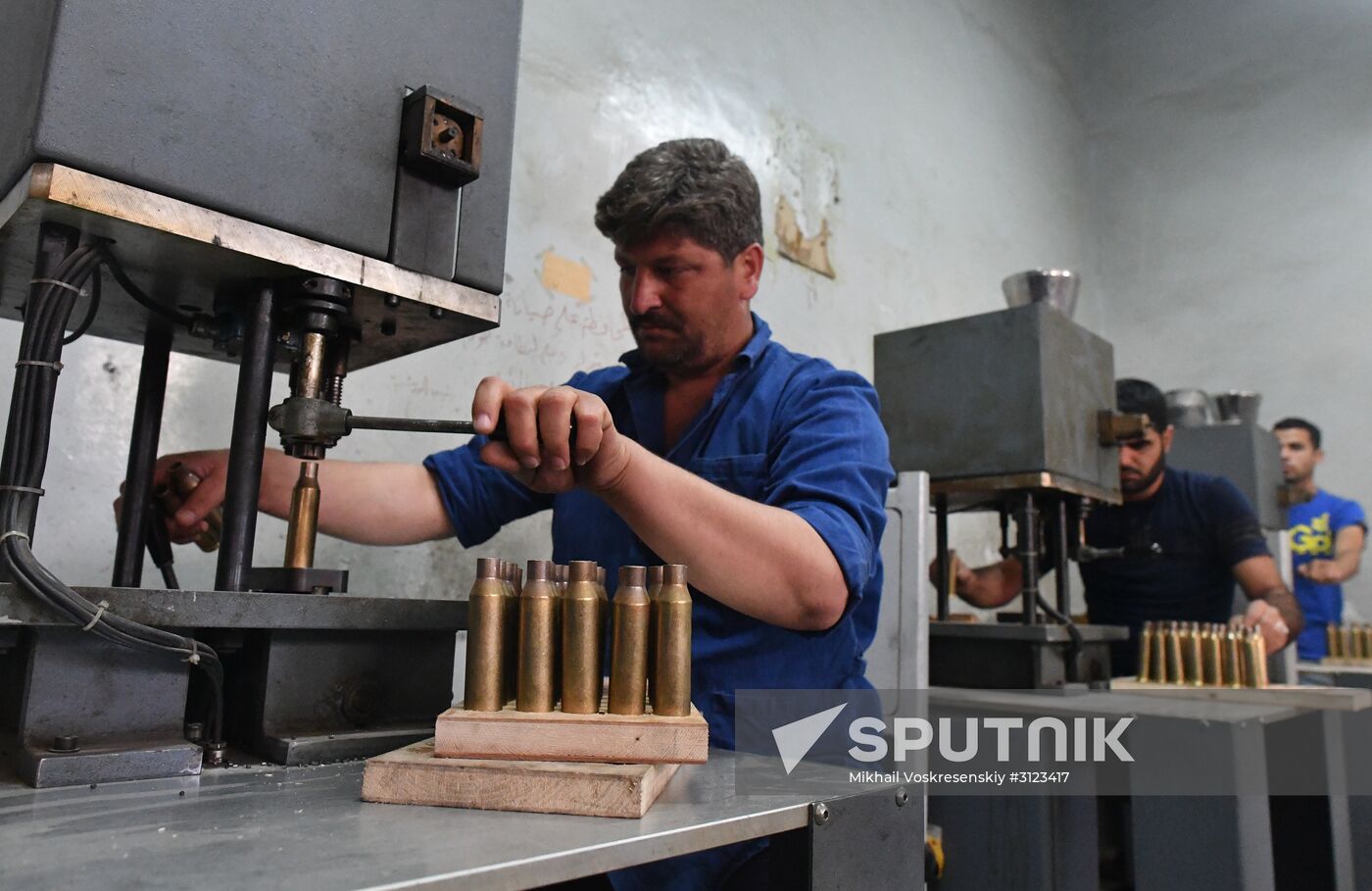 Cartridge manufacturing plant in Hama suburb