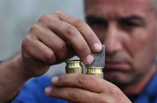 Cartridge manufacturing plant in Hama suburb