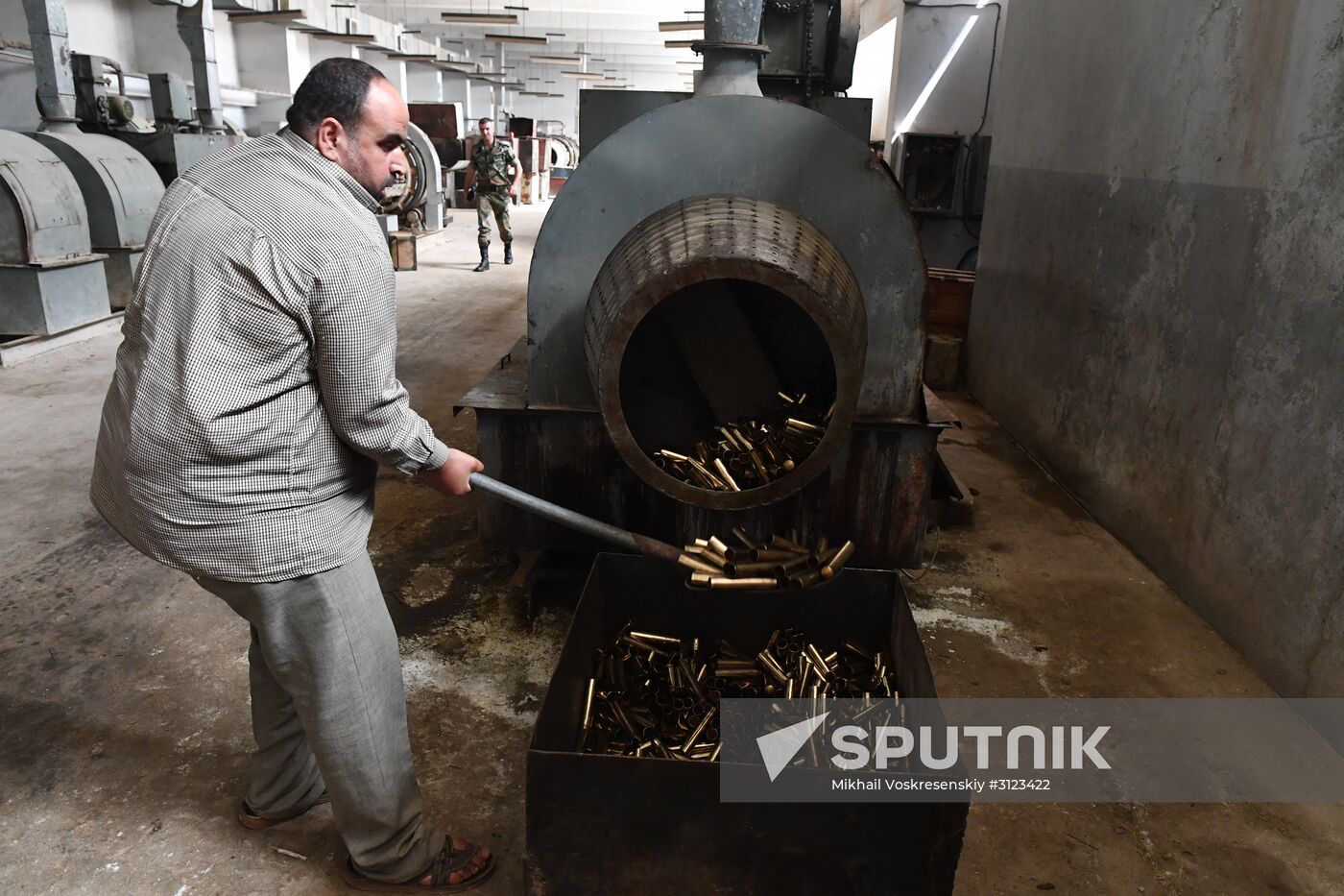 Cartridge manufacturing plant in Hama suburb