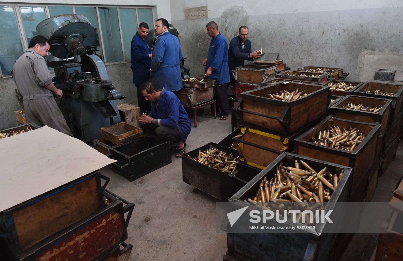 Cartridge manufacturing plant in Hama suburb