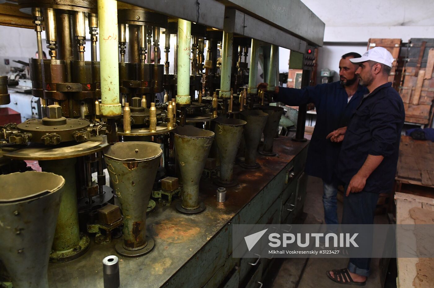 Cartridge manufacturing plant in Hama suburb