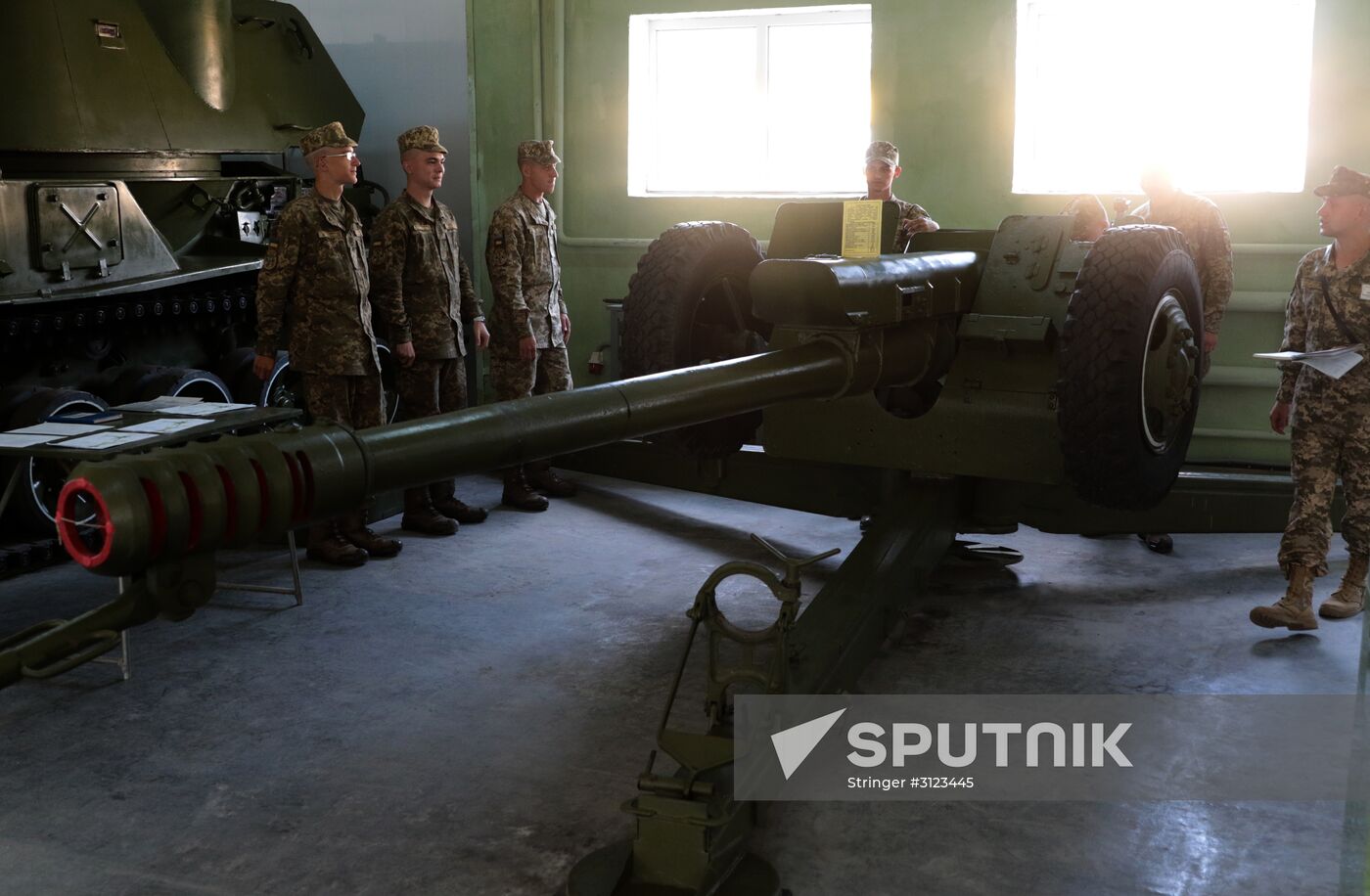 Military drill in Lviv Region
