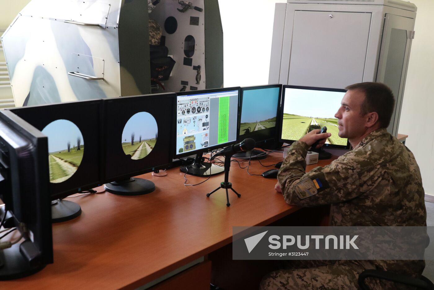 Military drill in Lviv Region