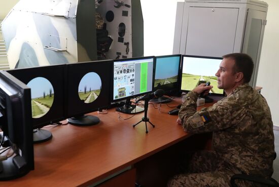 Military drill in Lviv Region