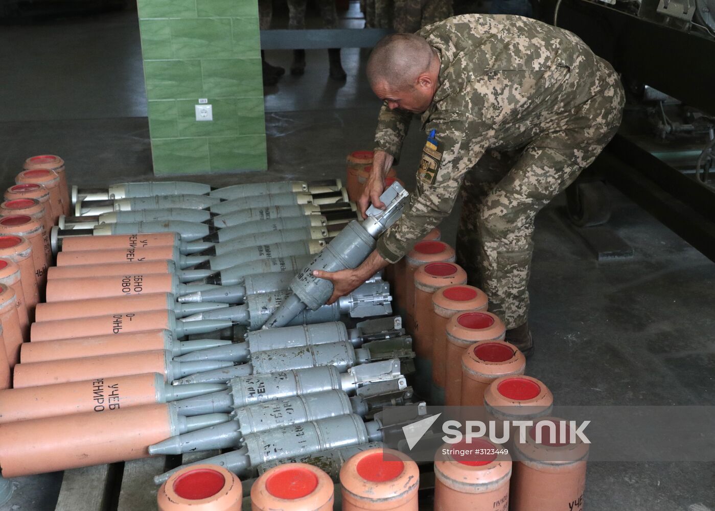 Military drill in Lviv Region