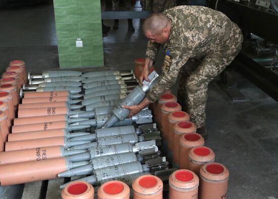 Military drill in Lviv Region
