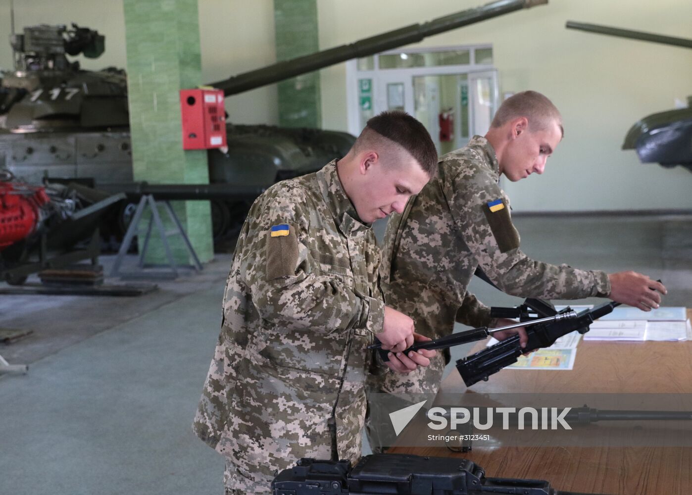Military drill in Lviv Region