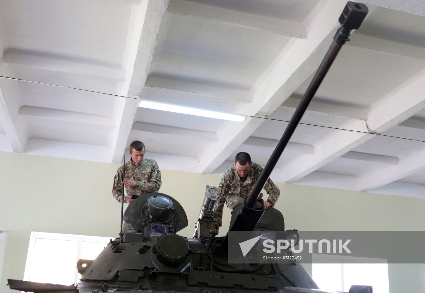 Military drill in Lviv Region