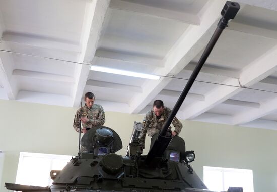 Military drill in Lviv Region