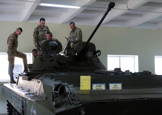 Military drill in Lviv Region