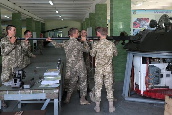 Military drill in Lviv Region