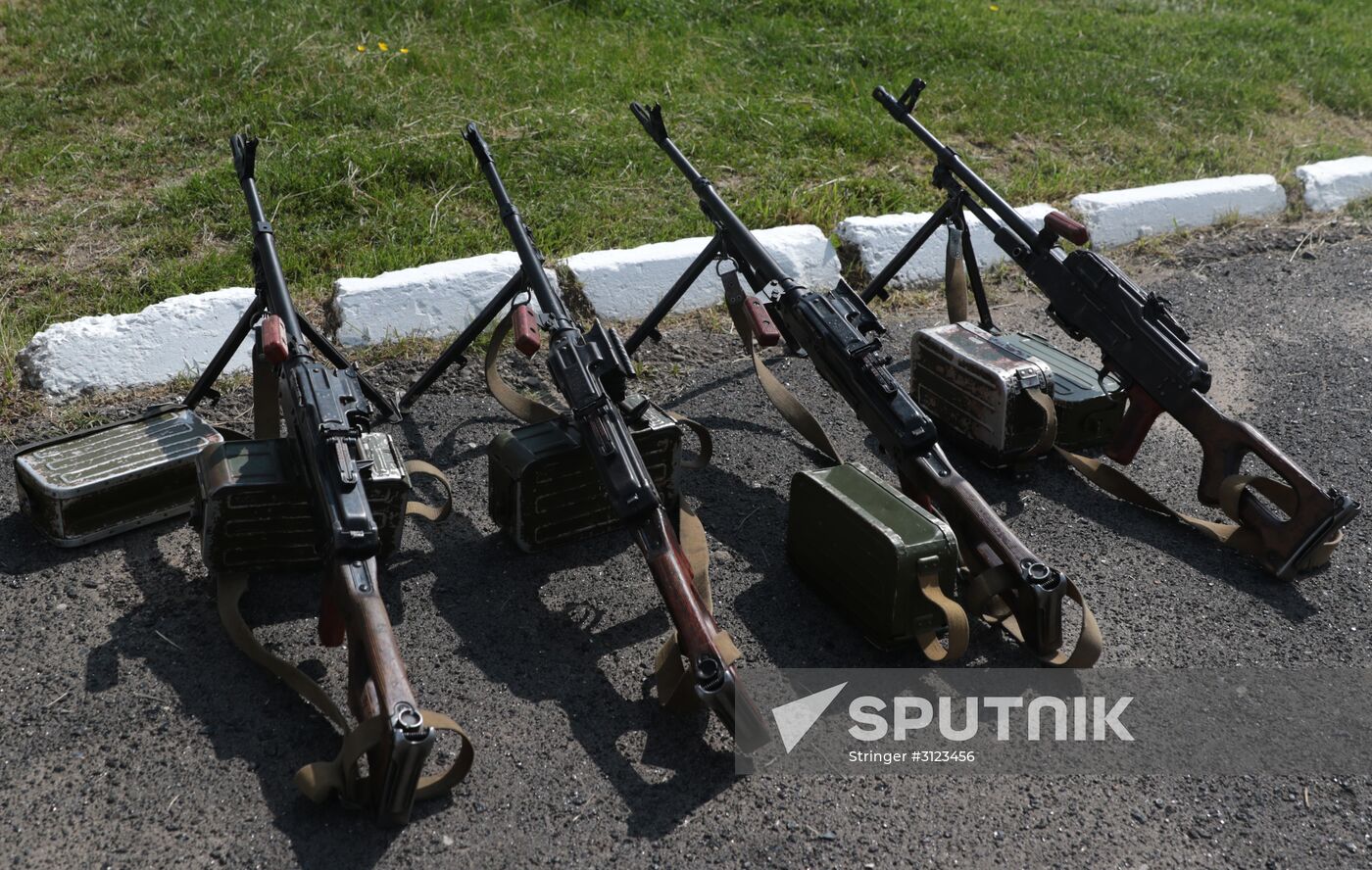 Military drill in Lviv Region
