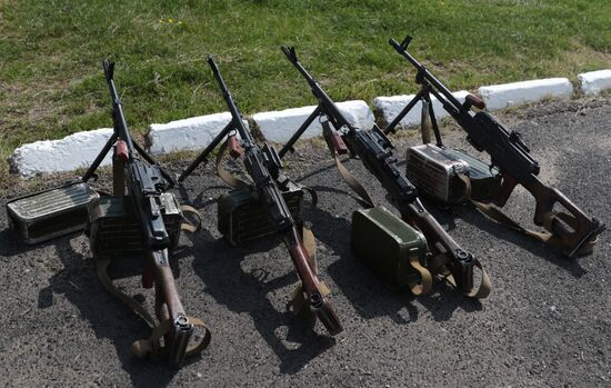 Military drill in Lviv Region