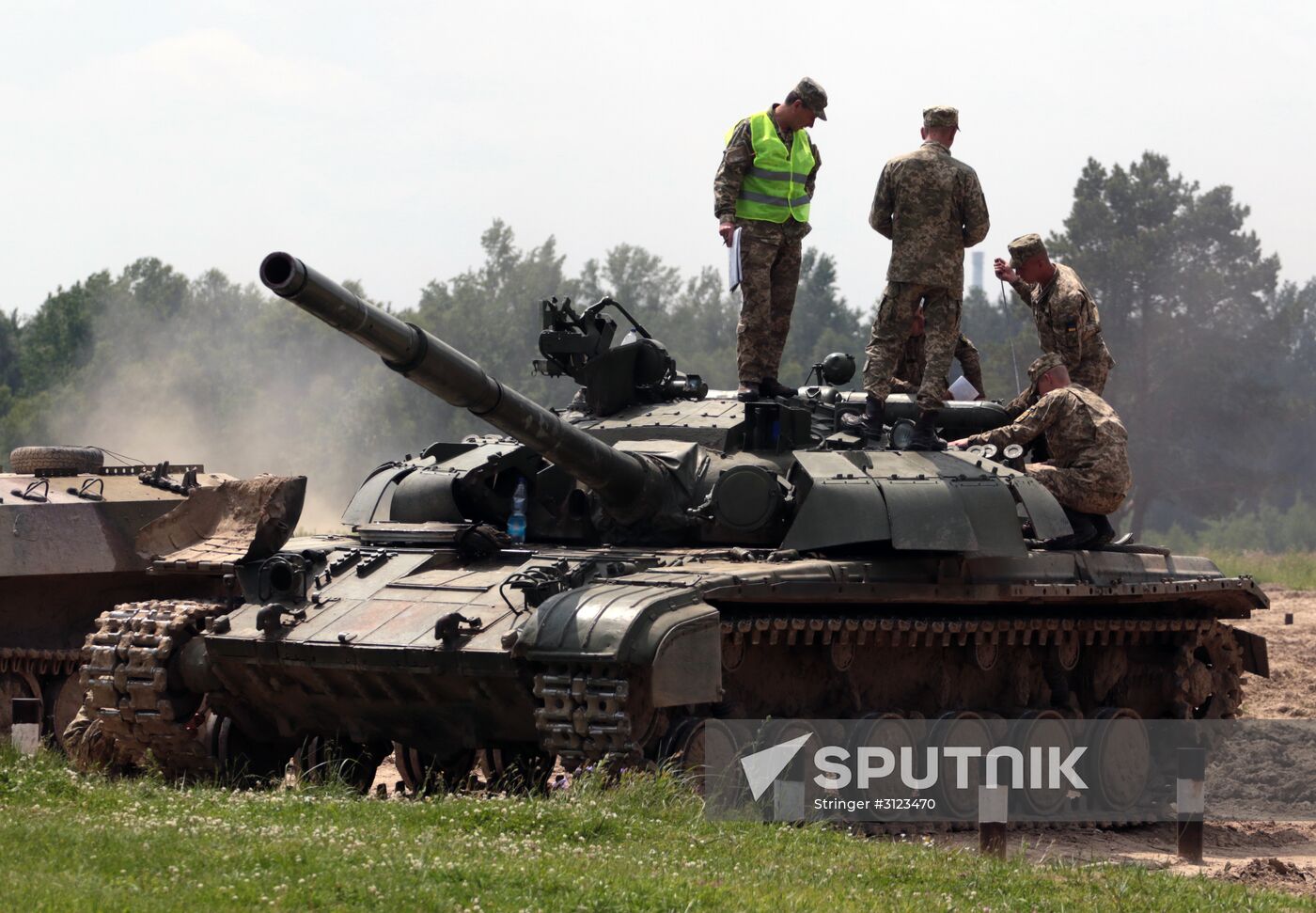 Military drill in Lviv Region
