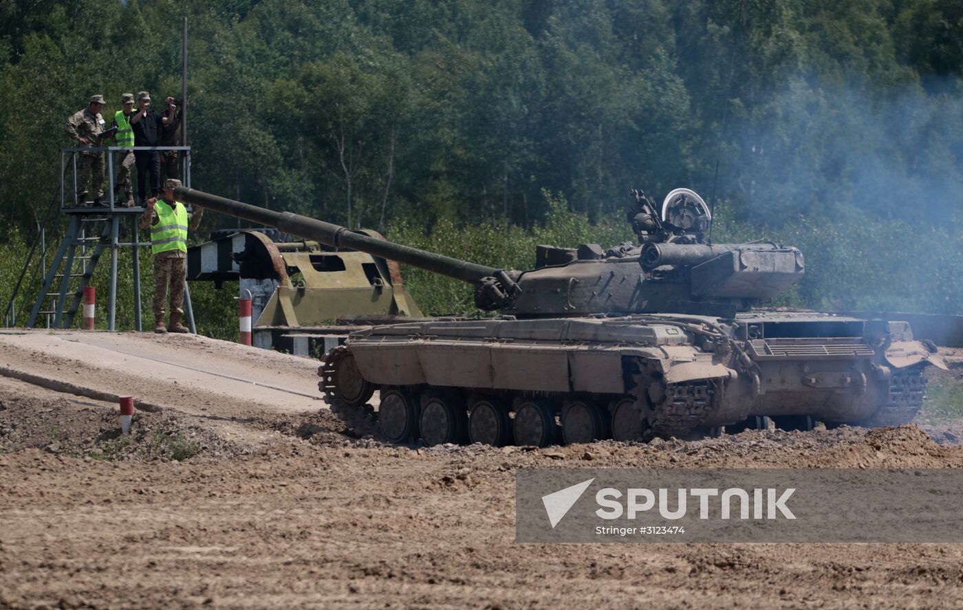 Military drill in Lviv Region