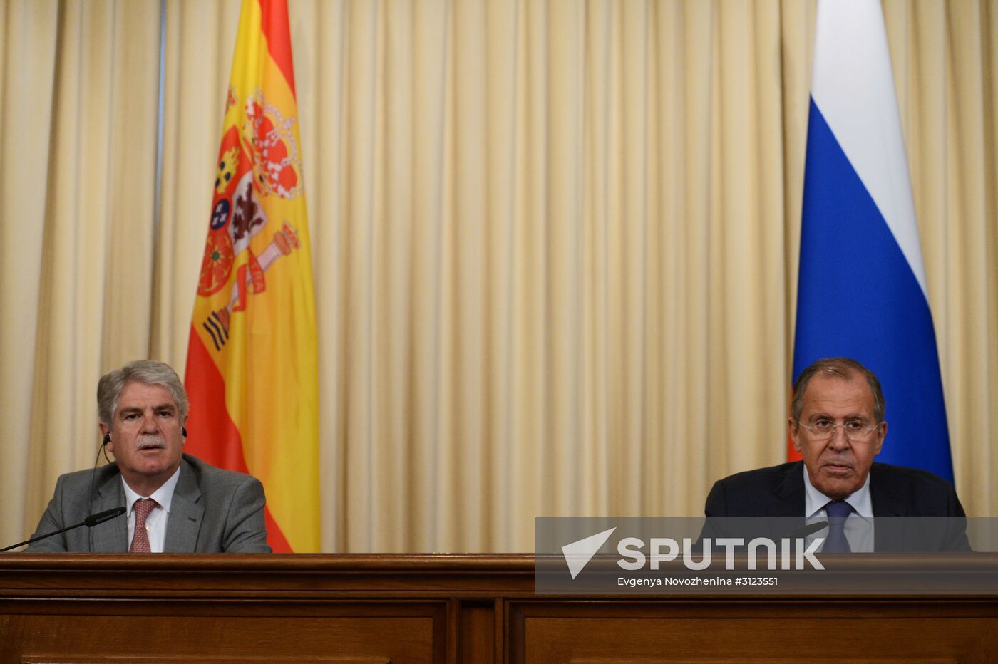 Meeting of Russian and Spanish foreign ministers