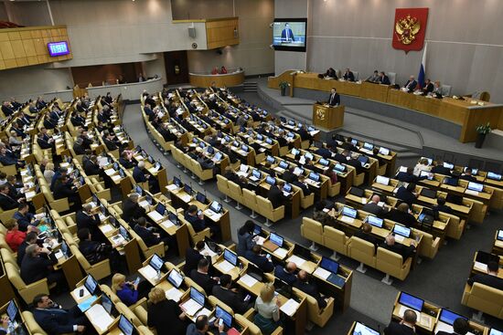State Duma plenary session