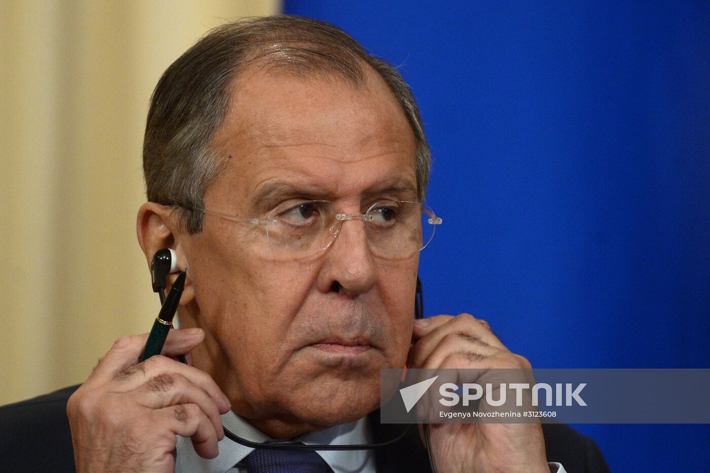 Meeting of Russian and Spanish Foreign Ministers Sergei Lavrov and Alfonso Dastis Quecedo