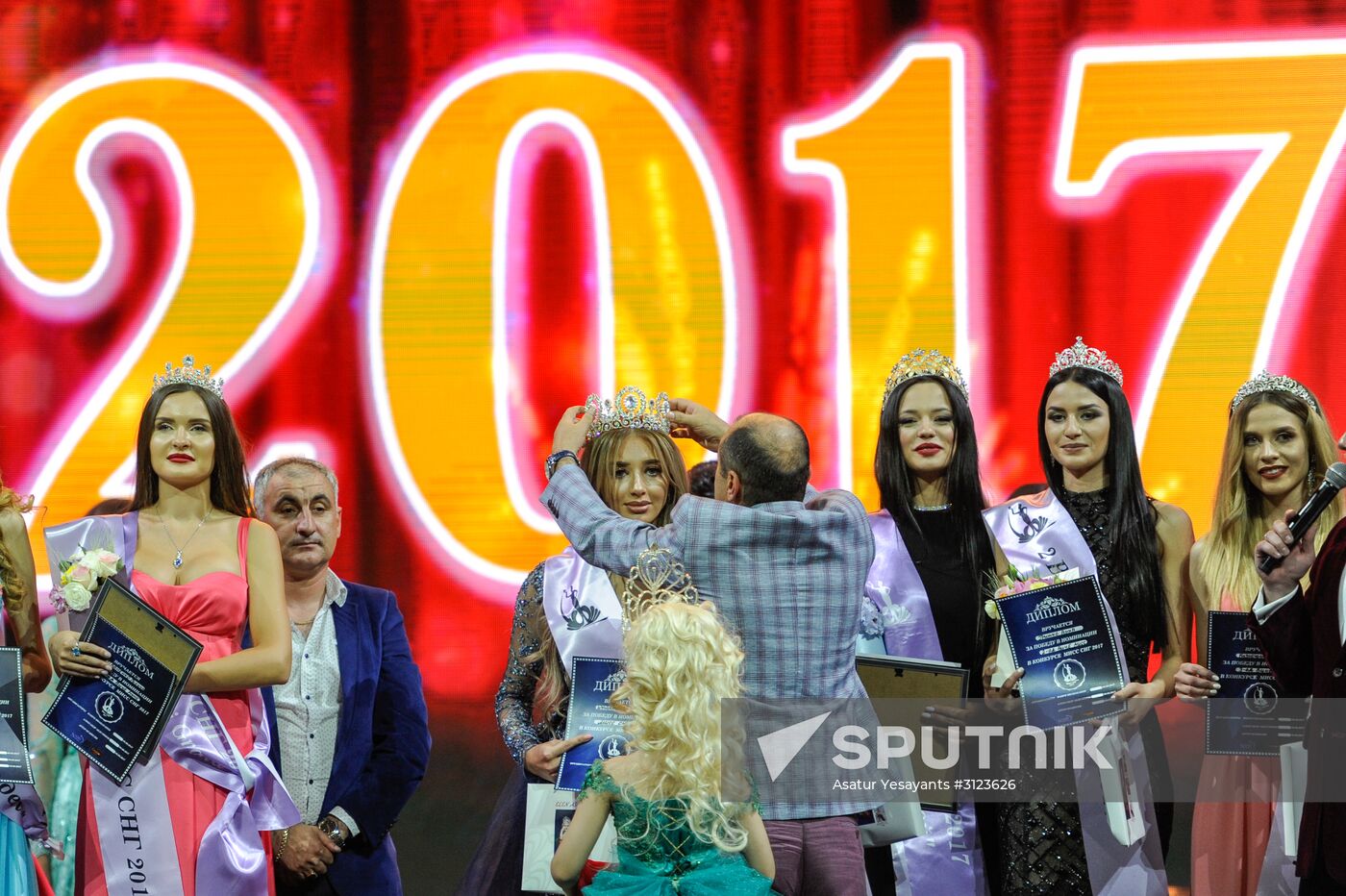 Miss CIS beauty pageant in Yerevan