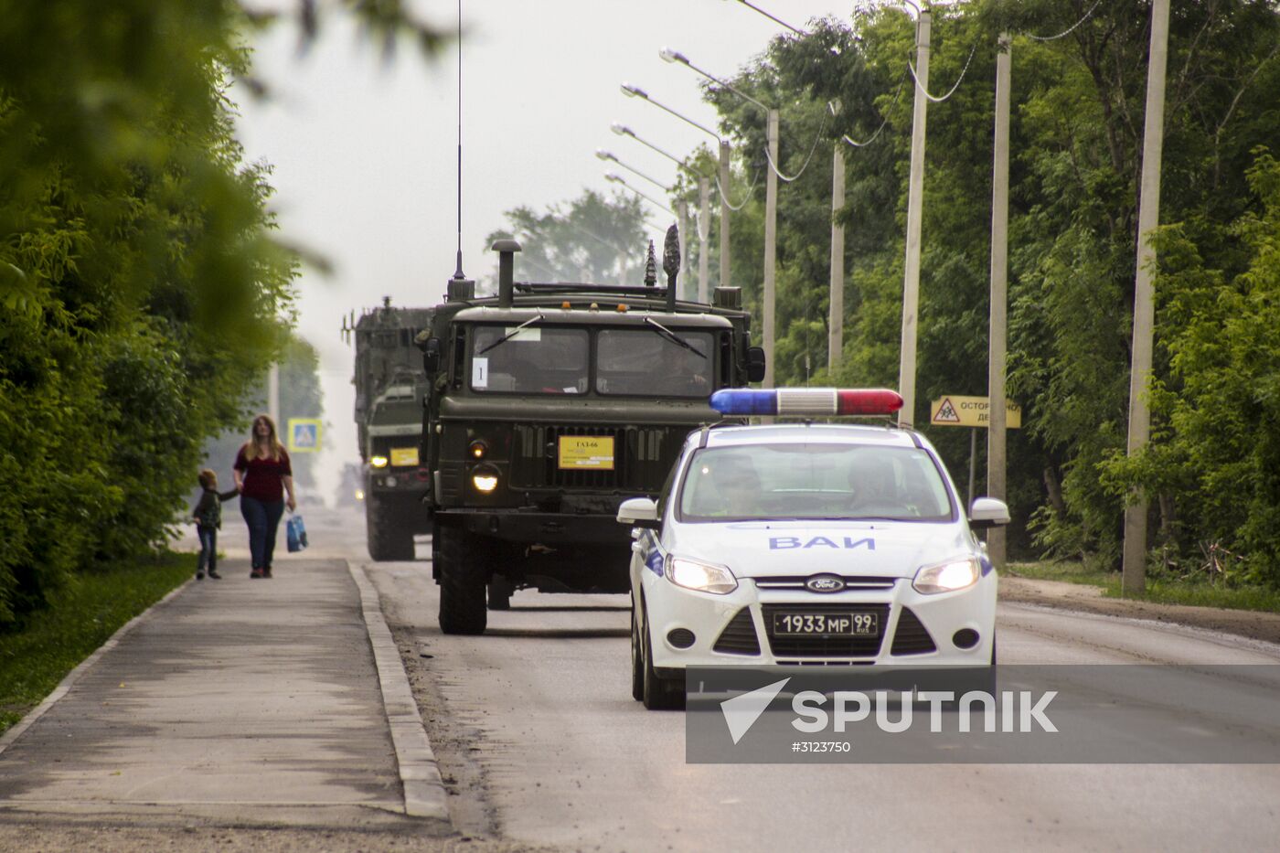 Air defense drill involving S-300 Favorite surface-to-air missile system unit