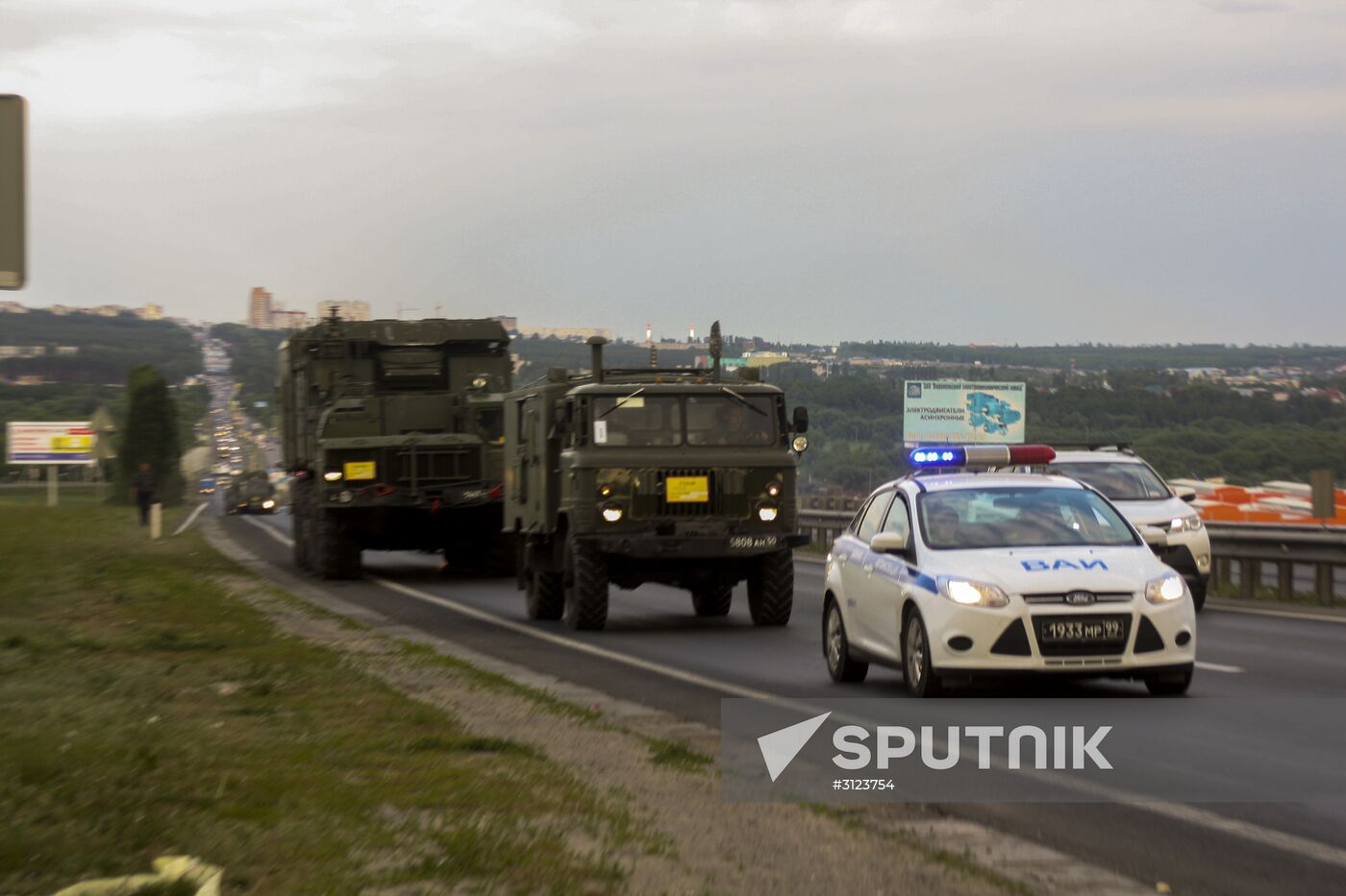 Air defense drill involving S-300 Favorite surface-to-air missile system unit