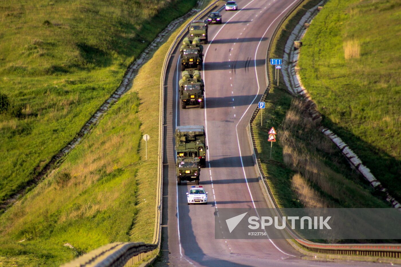 Air defense drill involving S-300 Favorite surface-to-air missile system unit