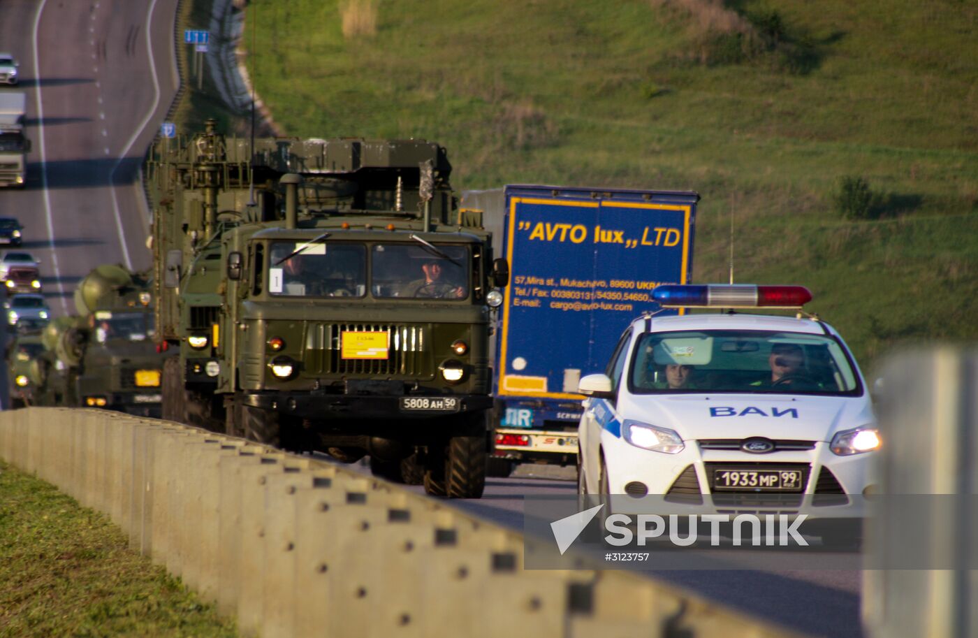Air defense drill involving S-300 Favorite surface-to-air missile system unit