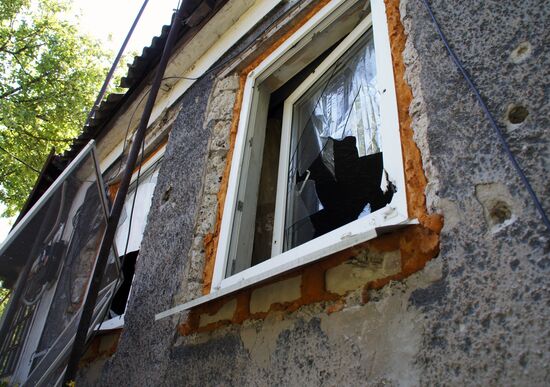 Kirovsk shelling aftermath
