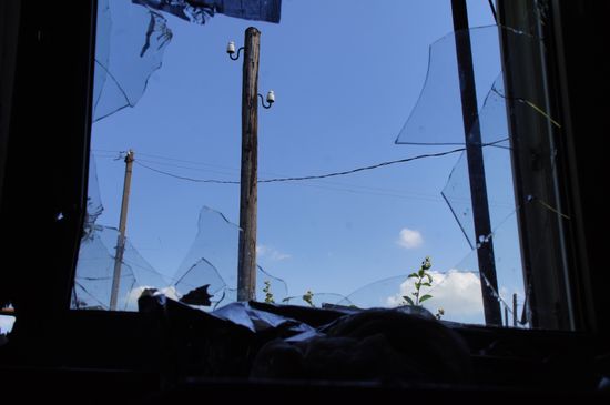 Kirovsk shelling aftermath
