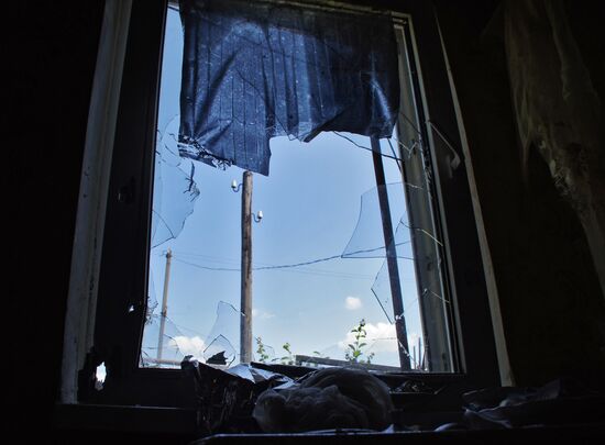 Kirovsk shelling aftermath