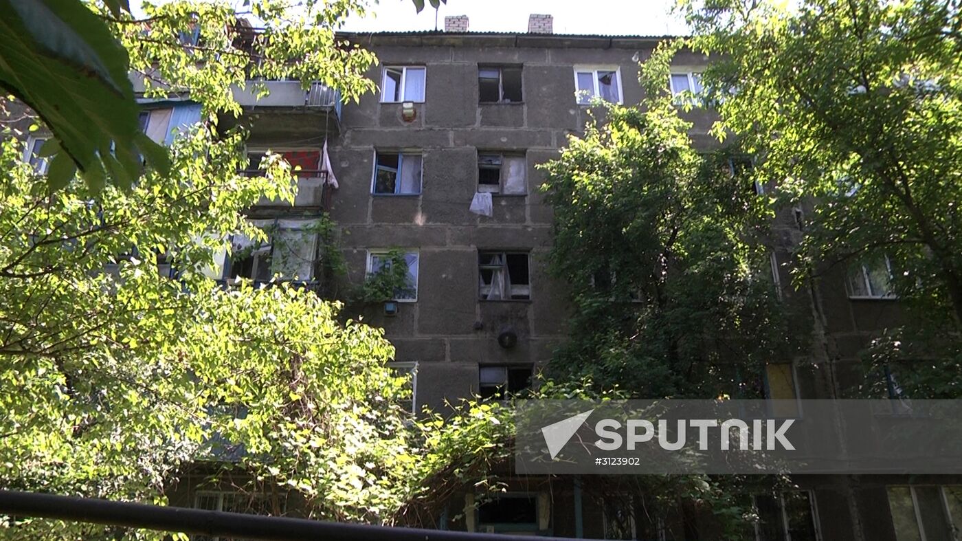 Kirovsk shelling aftermath