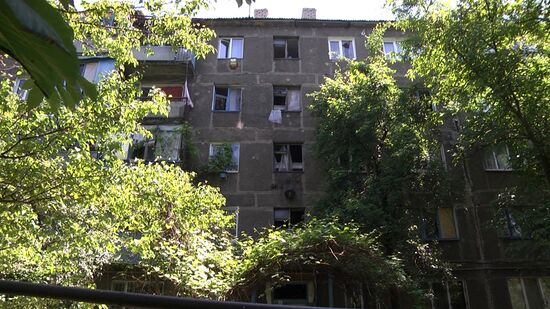 Kirovsk shelling aftermath