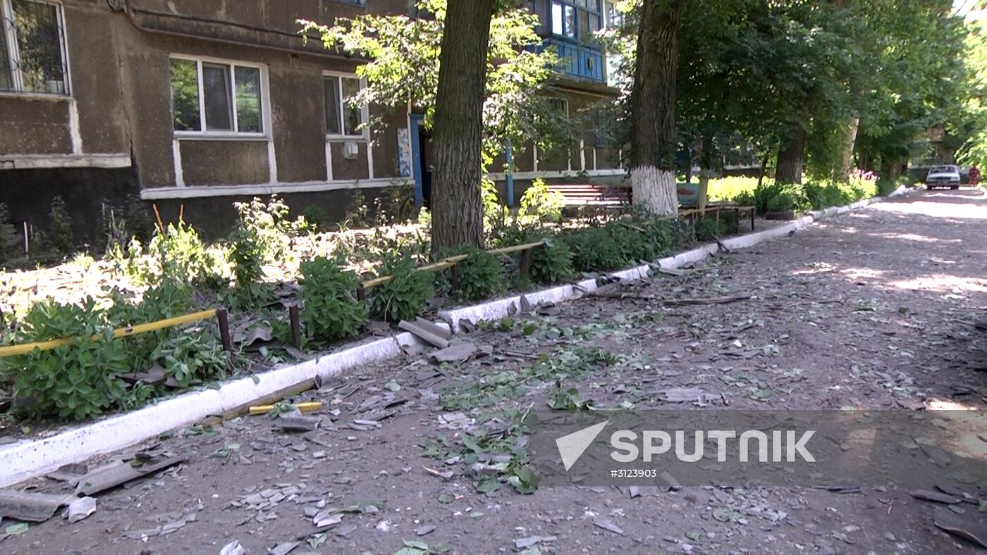 Kirovsk shelling aftermath