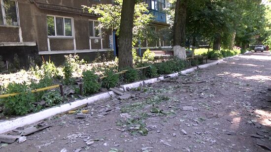 Kirovsk shelling aftermath