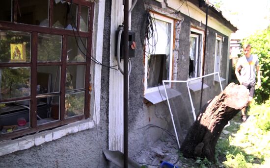 Kirovsk shelling aftermath